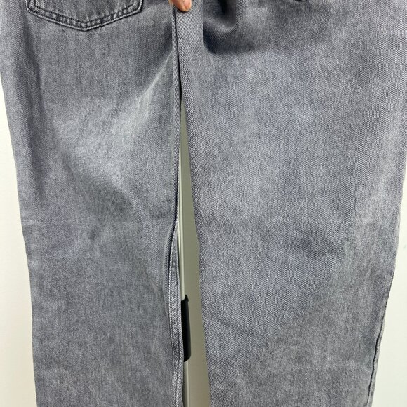 Sz 28- Everlane The Relaxed Straight High Rise Cotton Denim Jean Grey Wash - Picture 11 of 15